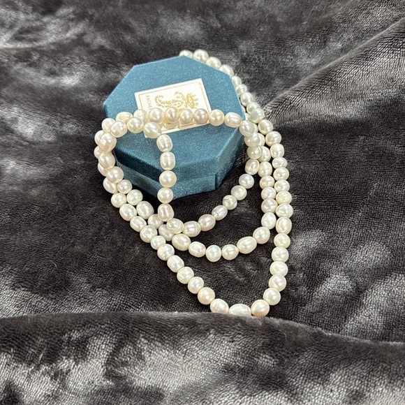 South Sea White Pearls Necklace 6-8mm - Picture 14 of 14